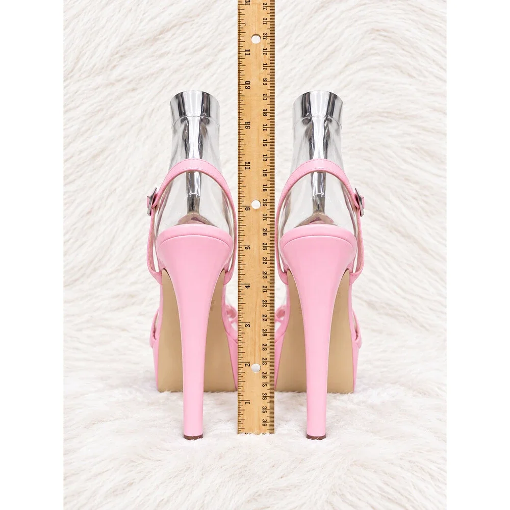 NIB Rihbah Baby Pink Platform 6